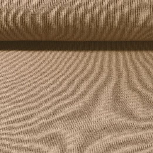 Sweat coton tricoté Nils - Camel Uni