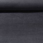 Cord Carole - Washed Cord 4,5mm Dunkelgrau