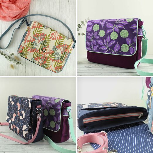 CrossbodyBag - WISCONSIN30 - Schnittmuster eBook