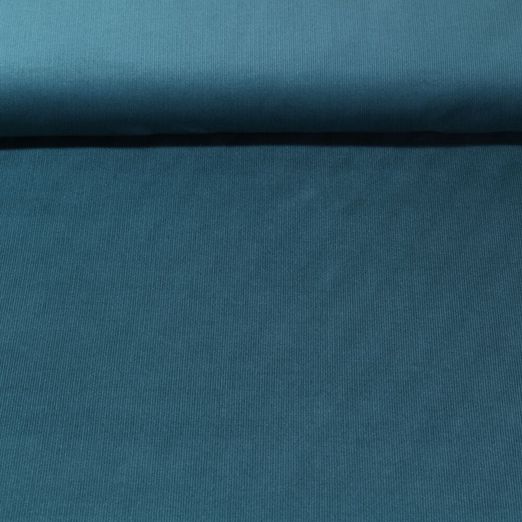 Tissu Velours côtelé Babycord Clara - Vert Emeraude Uni