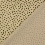 Baumwoll-Cretonne Vintage – Blümchen Beige Grün Baumwoll-Cretonne Vintage – Blümchen Beige Grün