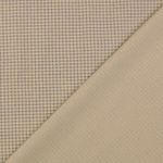 Baumwoll-Cretonne - Karo Beige Blau