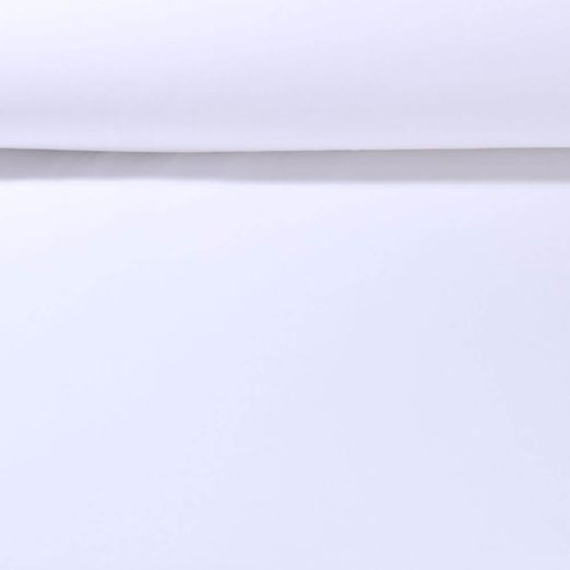 Jersey velours stretch Chilly - Blanc Uni