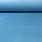 Jersey velours stretch Chilly - Bleu pétrole Uni