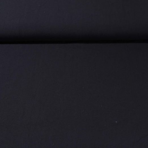 Baumwoll-Webware Cotton Washed - Uni Schwarz