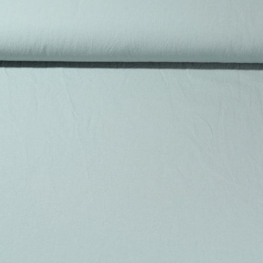 Baumwoll-Webware Cotton Washed - Uni Altgrün