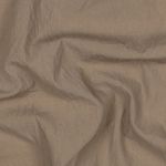 Tissu en coton délavé - Taupe uni