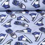 Jersey - Turnschuhe Grau Blau 