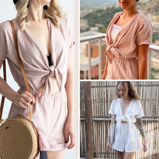 Front Tie Jumpsuit - Schnittmuster eBook