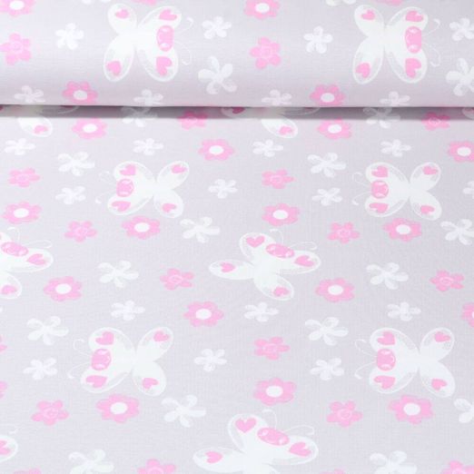 Jersey Glow in the sun - Papillons Gris