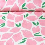 Bio Jersey - Hamburger Liebe Digitaldruck Al Lago Limone Rosa