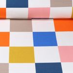 Bio Jersey - Hamburger Liebe Digitaldruck Ecru Blau