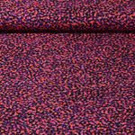 Viscose stretch - Pois abstraits Myrtilles