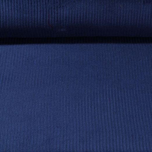 Cord Carole - Washed Cord 4,5mm Königsblau