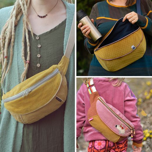 Bauchtasche - Tasche voll Glück - Schnittmuster eBook
