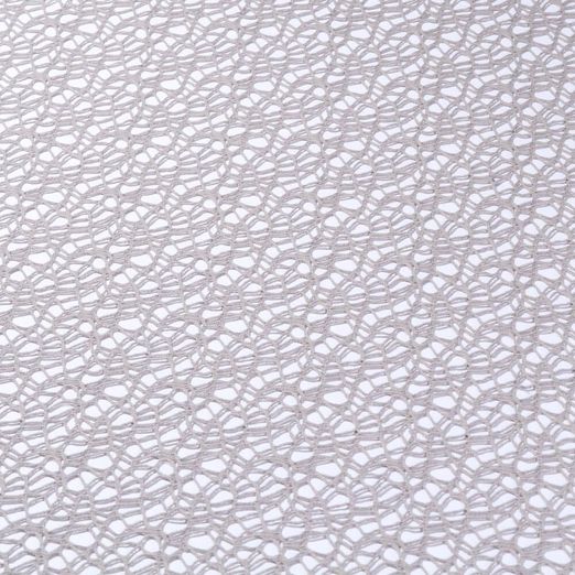 Tissu en maille/filet Araignée - Voile Beige