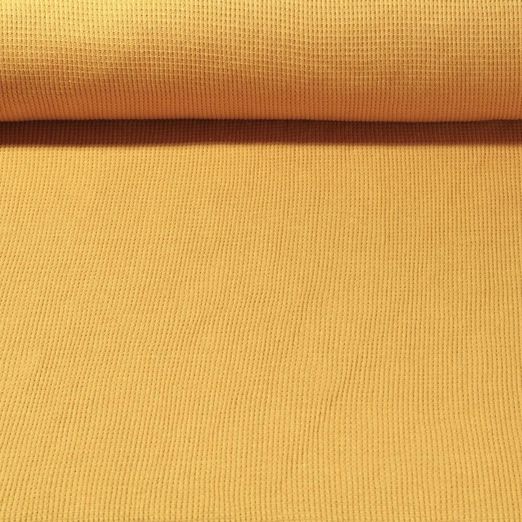 Jersey nid d'abeille Smilla - Curry Uni