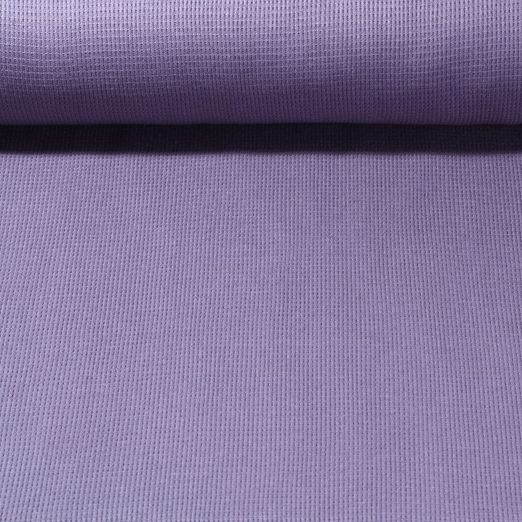 Waffeljersey Smilla - Uni Lavendel