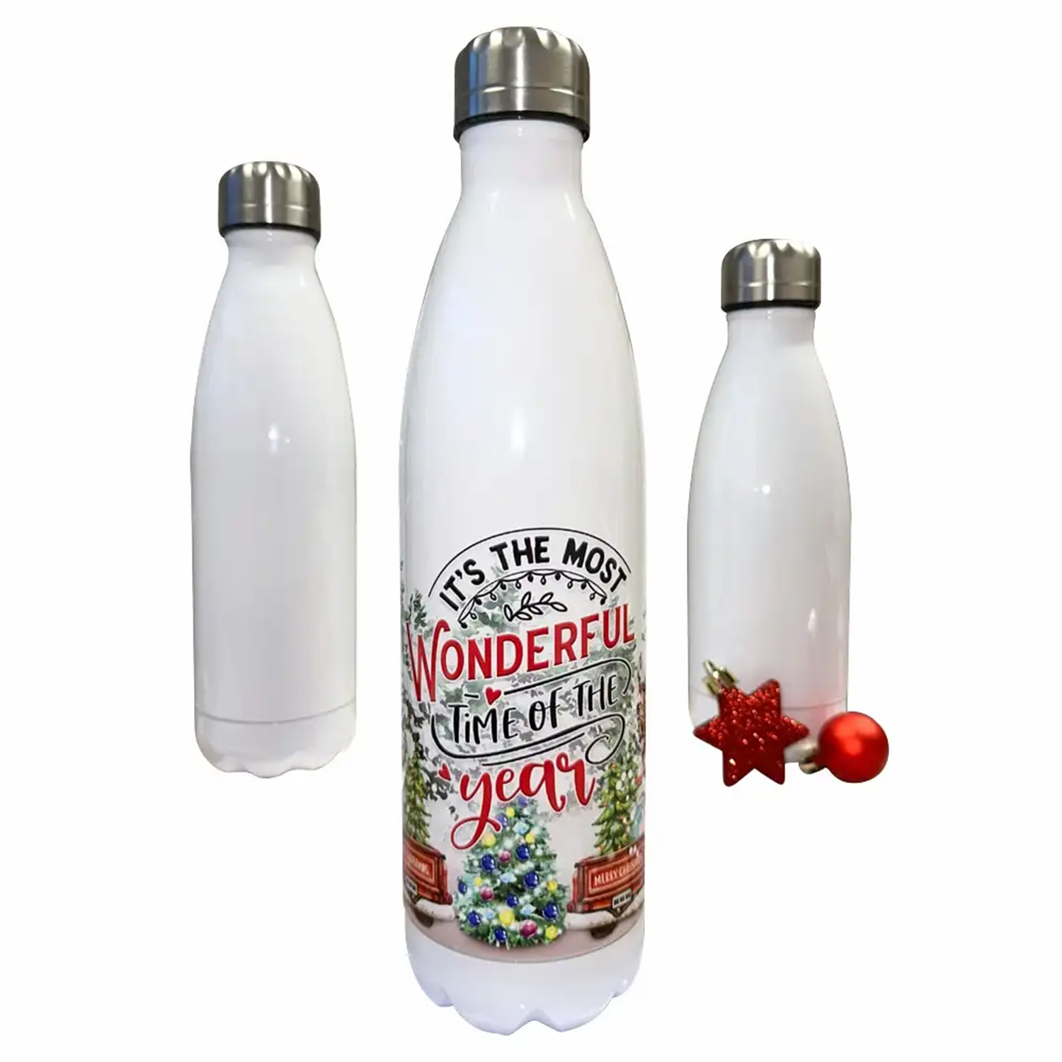 Doppelwandige Trinkflasche für MugPress - 500ml - weiß-0 Doppelwandige Trinkflasche für MugPress - 500ml - weiß-0