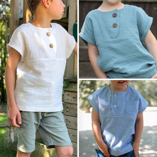 Shirt - Solmusling Gr. 56-122 - Schnittmuster eBook