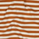 Sudadera de verano - Rizo a rayas color crudo caramelo teñido en hilo