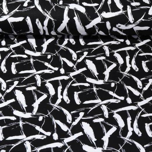 Romanit Jersey - Travel Black-White Gemalt