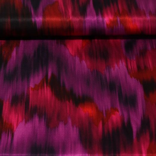Viskose Satin - Farbverlauf Fuchsia