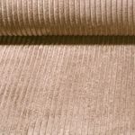 Tissu ameublement velours côtelé large Anafi - Caramel