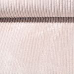 Tissu ameublement velours côtelé large Anafi - Beige