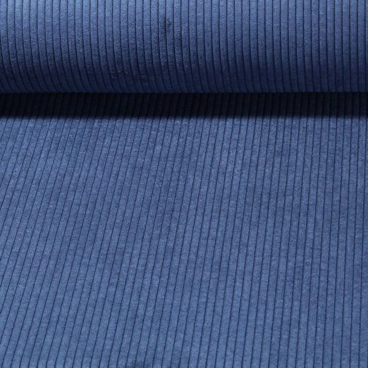 Polsterstoff Cord - Capri Medium Denimblau