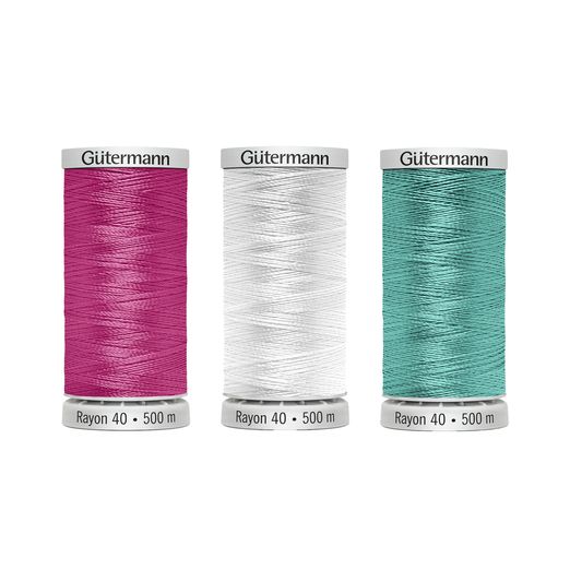 Gütermann fil à broder Rayon 40 - 500m Gütermann fil à broder Rayon 40 - 500m