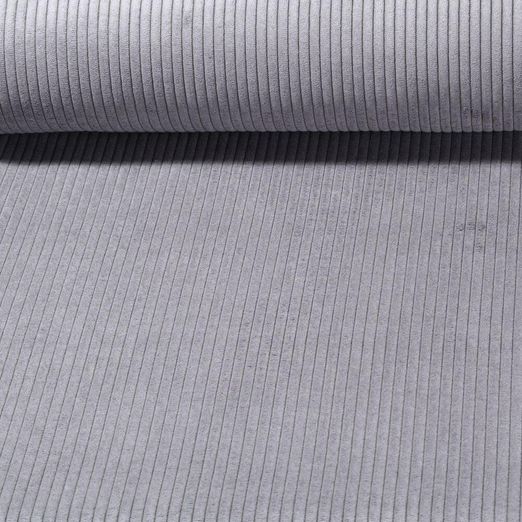 Polsterstoff Cord - Capri Medium Grau