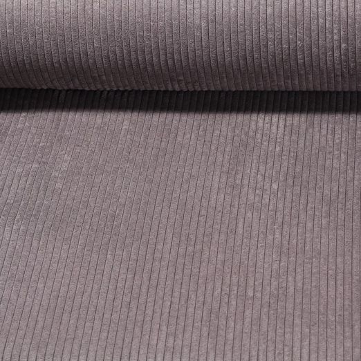 Polsterstoff Cord - Capri Medium Graubraun