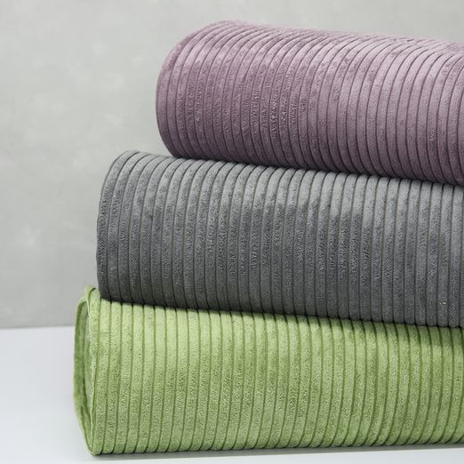 Tissu ameublement velours côtelé Large Anafi