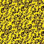 Viskos-poplin - Bambusbladsgrenar gul Viskos-poplin - Bambusbladsgrenar gul