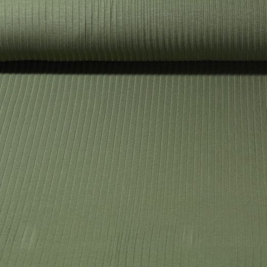 Rippjersey Birte - Uni Grün Breitripp