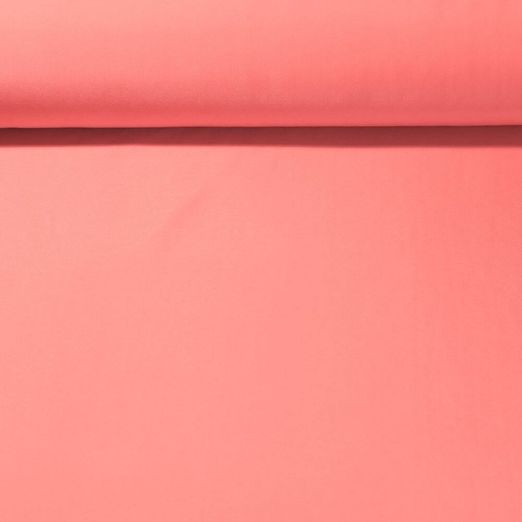 Tissu sport et maillot de bain recyclé UPF50 - Corail Uni