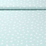 Popeline de viscose de bambou - Feuilles de Ginkgo Vert menthe