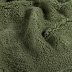 Teddy fleece – jednobarevná zelená