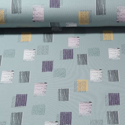 Bio Sommersweat - French Terry Ikat Mint