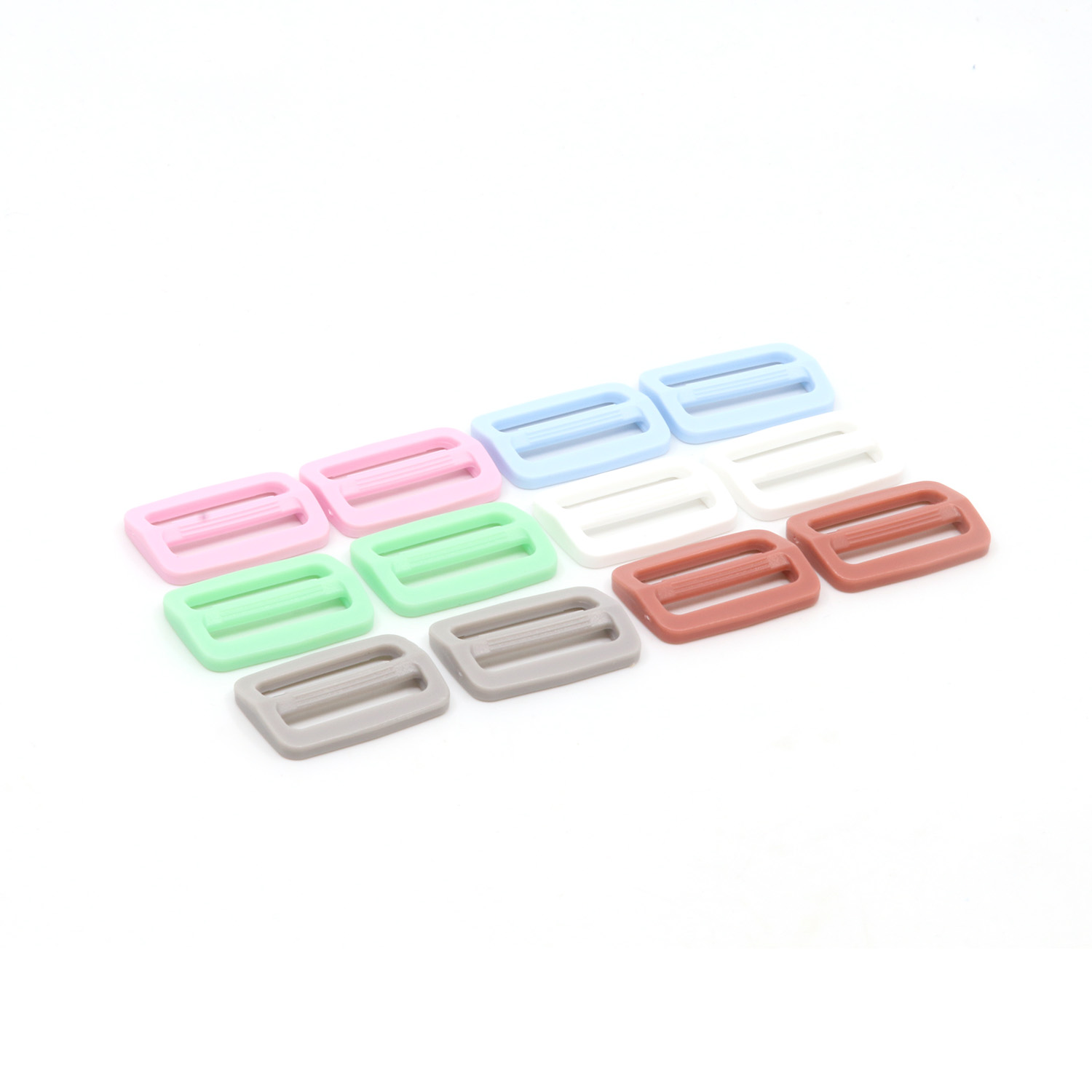 Kunststoff Zubehör Set 25mm - Pastell - 60-teilig-3 Kunststoff Zubehör Set 25mm - Pastell - 60-teilig-3