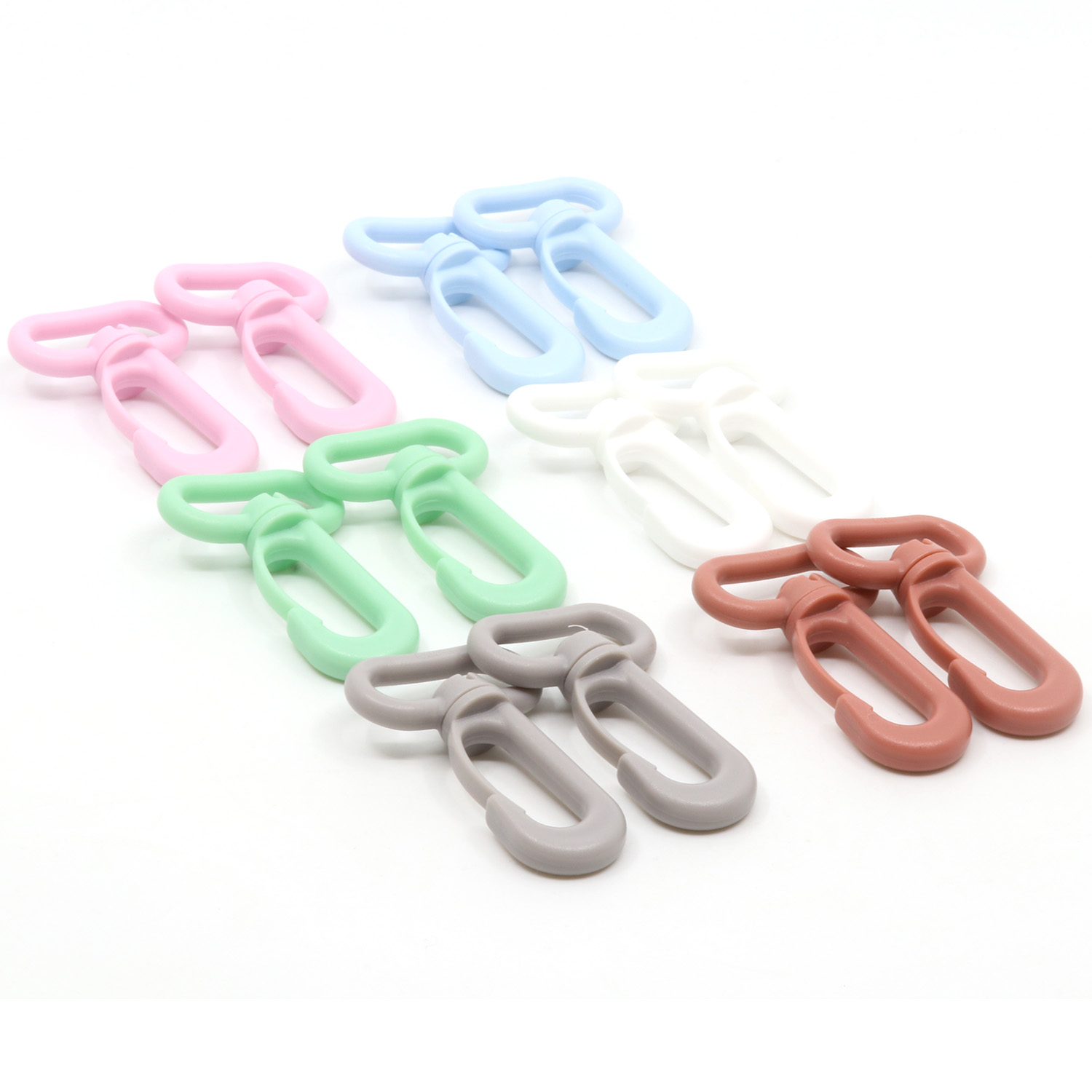 Kunststoff Zubehör Set 25mm - Pastell - 60-teilig-5 Kunststoff Zubehör Set 25mm - Pastell - 60-teilig-5
