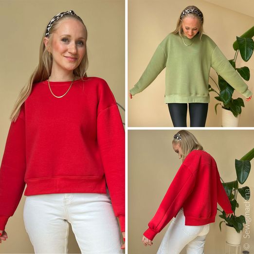 Oversize Pullover mit Schlitz - ANTON - Schnittmuster eBook