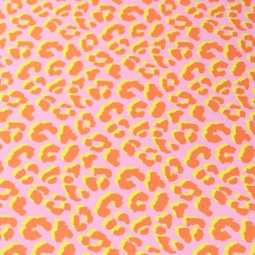 Simili synthétique par Snaply - Léopard Rose - au mètre Simili synthétique par Snaply - Léopard Rose - au mètre