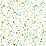 Puuvillapopliini - Deer Leaves Ecru Gold Puuvillapopliini - Deer Leaves Ecru Gold