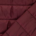 Quiltat Jacktyg - Ränder 10 cm Bordeaux Vadderad Quiltat Jacktyg - Ränder 10 cm Bordeaux Vadderad
