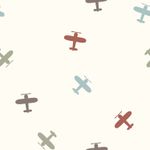 Stretch frotté - Flygplan Ecru Stretch frotté - Flygplan Ecru