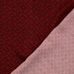 Viskosetwill - mönstermix mini Bordeaux Viskosetwill - mönstermix mini Bordeaux