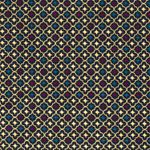 Bomulds-poplin - Ornamenter Navy Guld Bomulds-poplin - Ornamenter Navy Guld