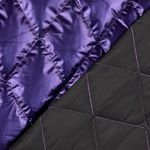 Tissu matelassé pour veste - Stepper métallisé losanges violet matelassé Tissu matelassé pour veste - Stepper métallisé losanges violet matelassé